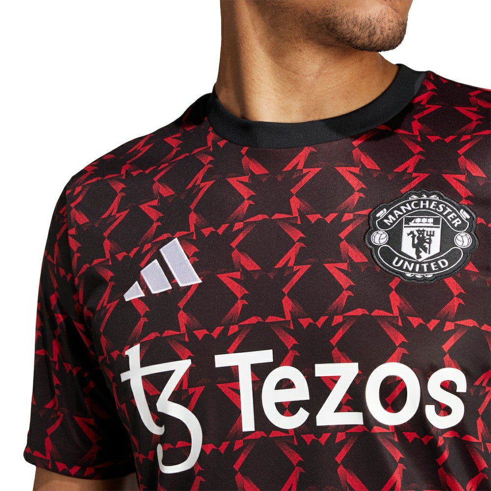 Manchester United 2024/25 Pre-Match Top Black | Adidas Online
