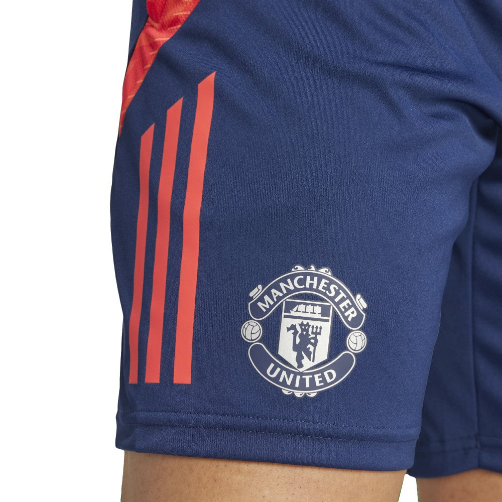 Manchester United Tiro 2024/25 AEROREADY Training Shorts Navy | Adidas Online