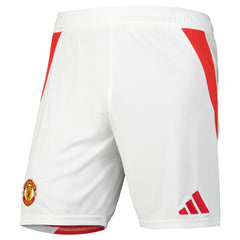 Manchester United 2024/25 Home Replica AEROREADY Shorts White | Adidas Sale