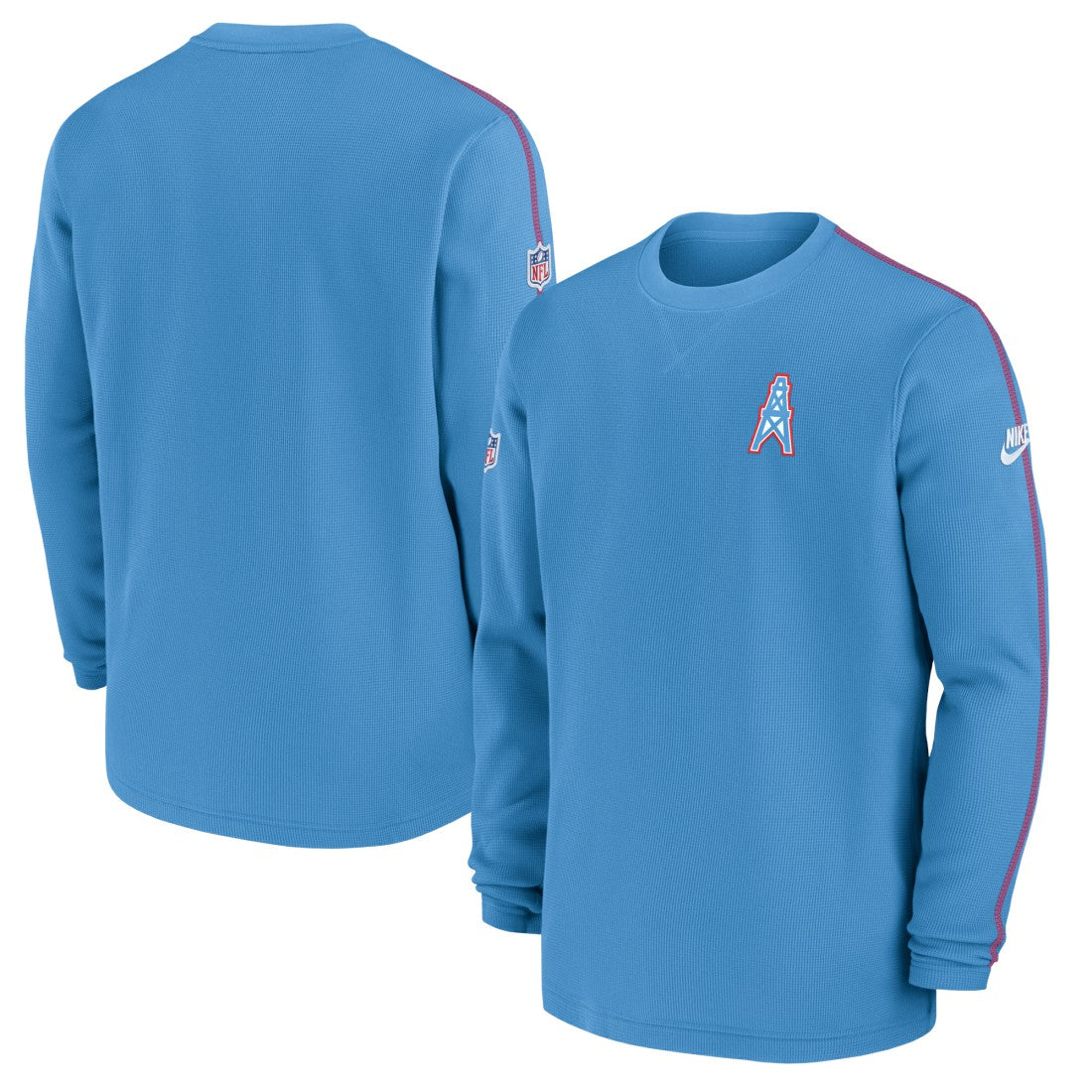 Tennessee Titans Alternate Logo Coach Long Sleeve Top Light Blue | Nike for Sale