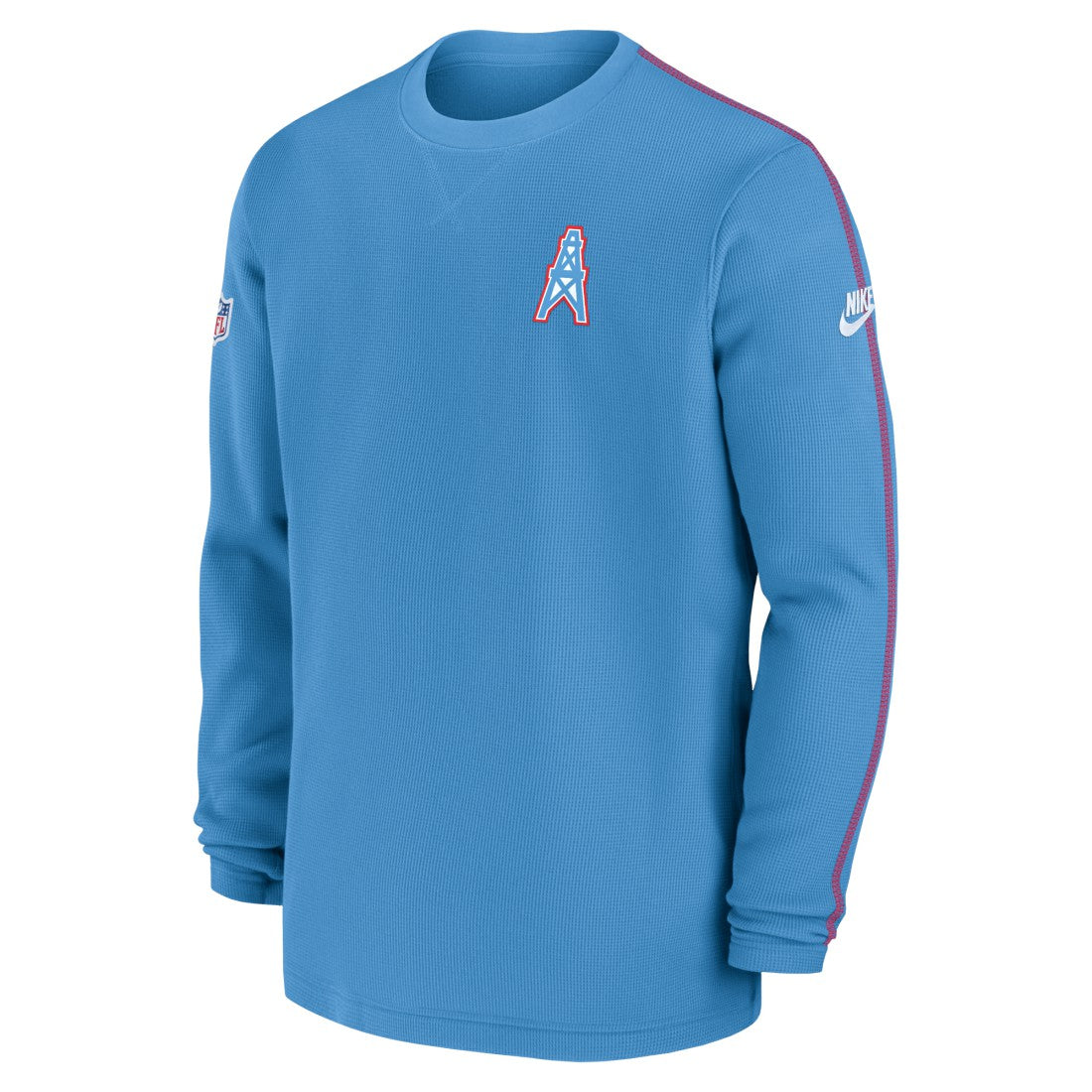 Tennessee Titans Alternate Logo Coach Long Sleeve Top Light Blue | Nike for Sale