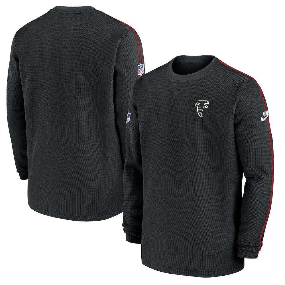Atlanta Falcons Alternate Logo Coach Long Sleeve Top Black | Nike for Sale