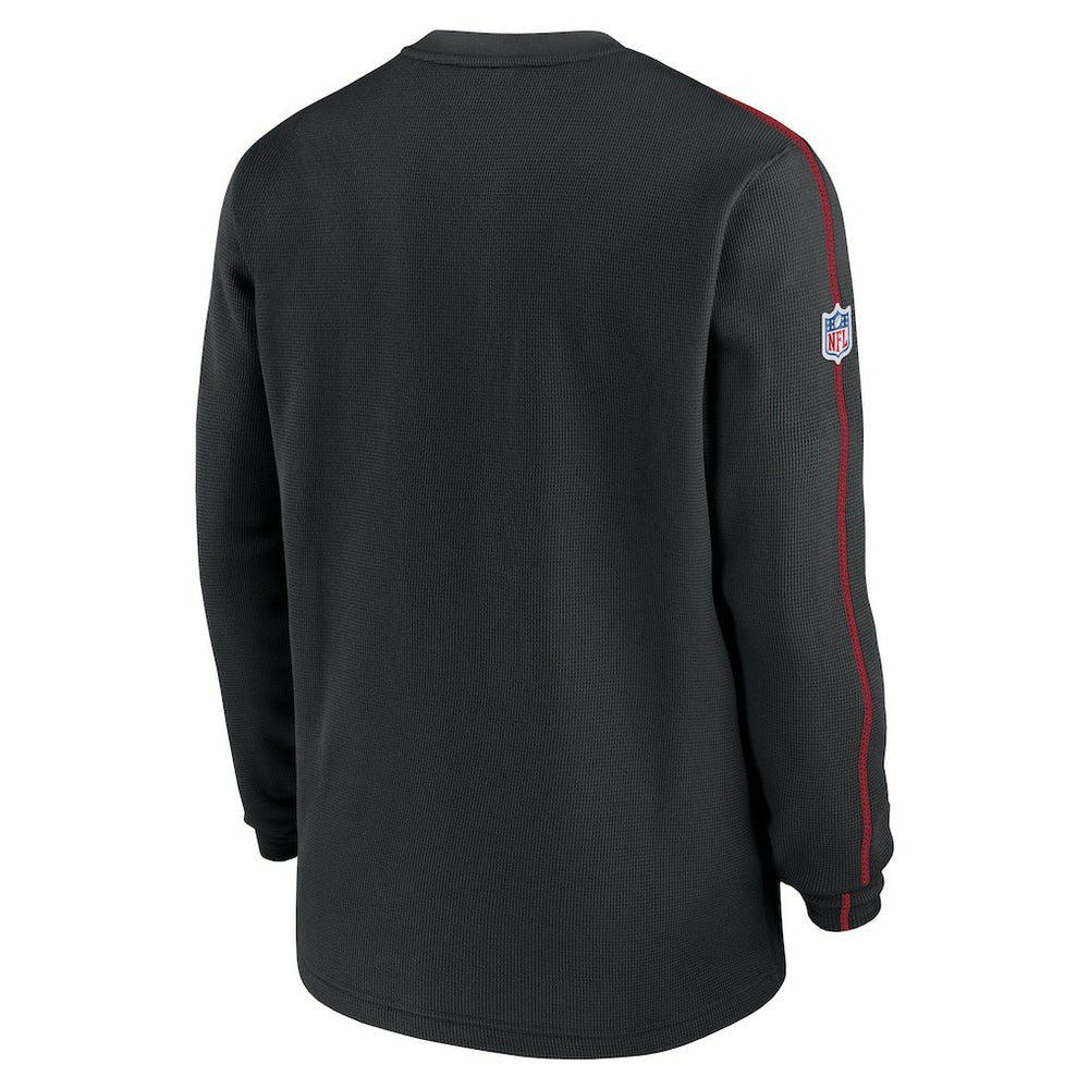 Atlanta Falcons Alternate Logo Coach Long Sleeve Top Black | Nike for Sale