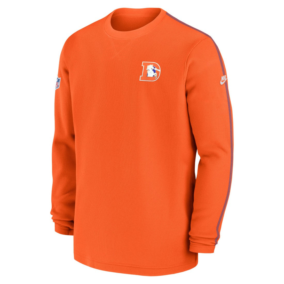 Denver Broncos Alternate Logo Coach Long Sleeve Top Orange | Nike for Sale