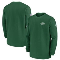 New York Jets Alternate Logo Coach Long Sleeve Top Green | Nike for Sale