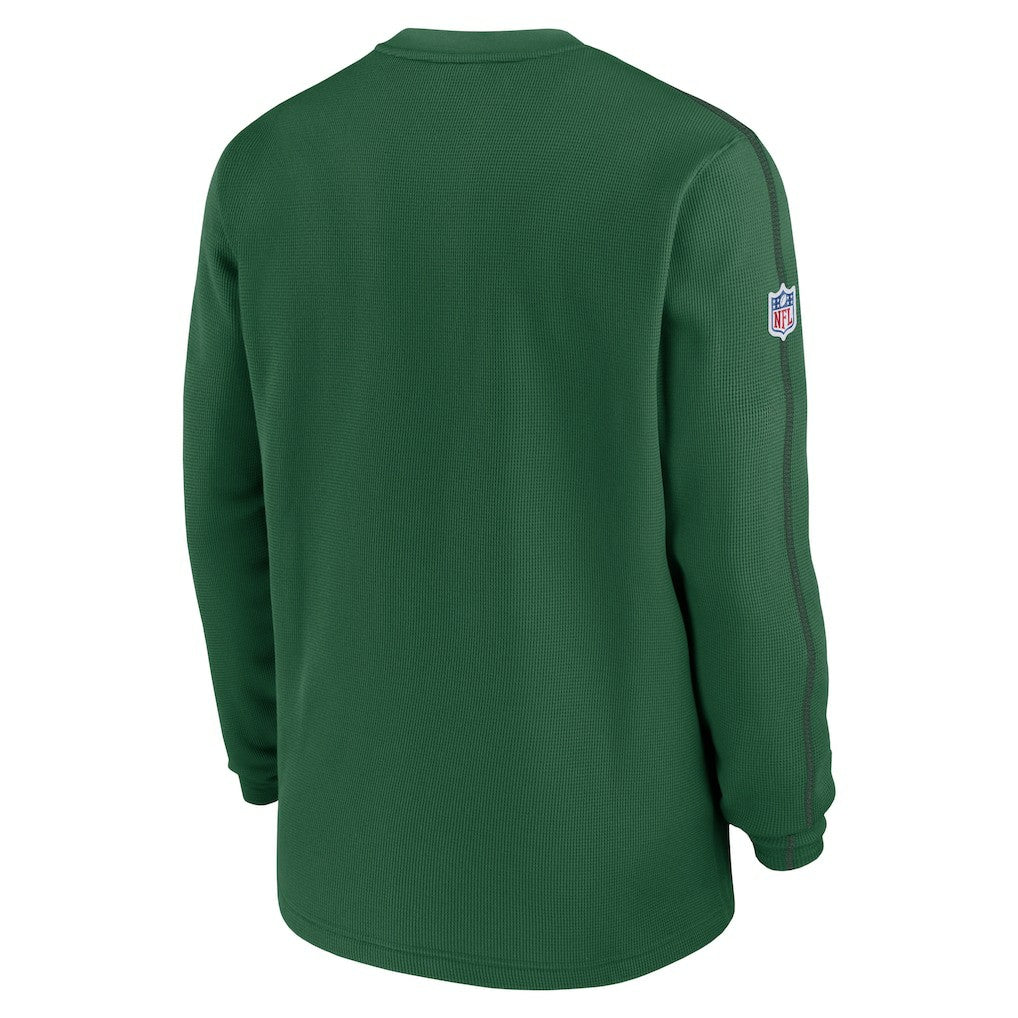 New York Jets Alternate Logo Coach Long Sleeve Top Green | Nike for Sale