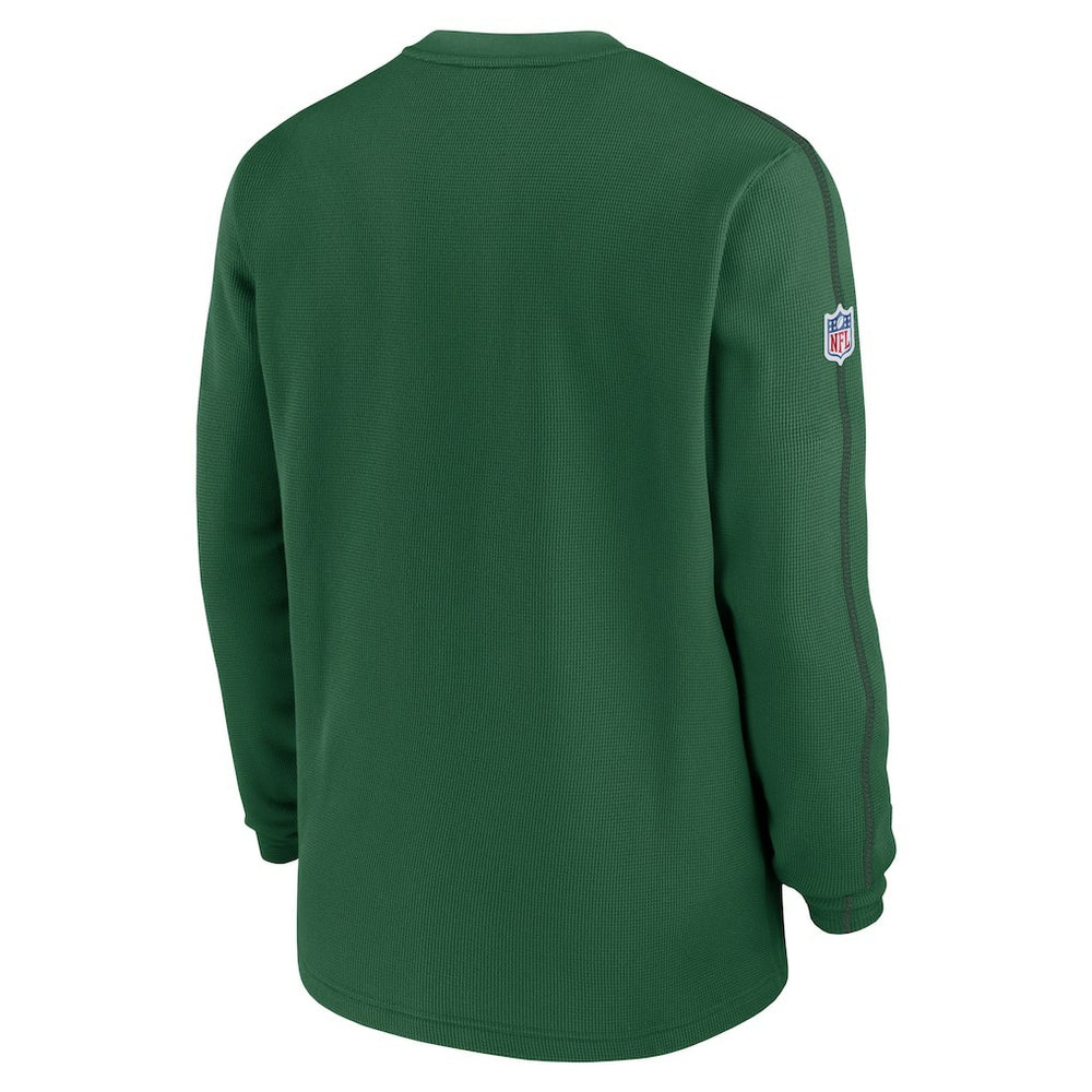 New York Jets Alternate Logo Coach Long Sleeve Top Green | Nike for Sale