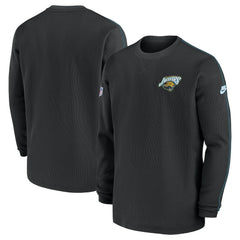 Jacksonville Jaguars Alternate Logo Coach Long Sleeve Top Black | Nike for Sale