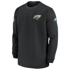 Jacksonville Jaguars Alternate Logo Coach Long Sleeve Top Black | Nike for Sale