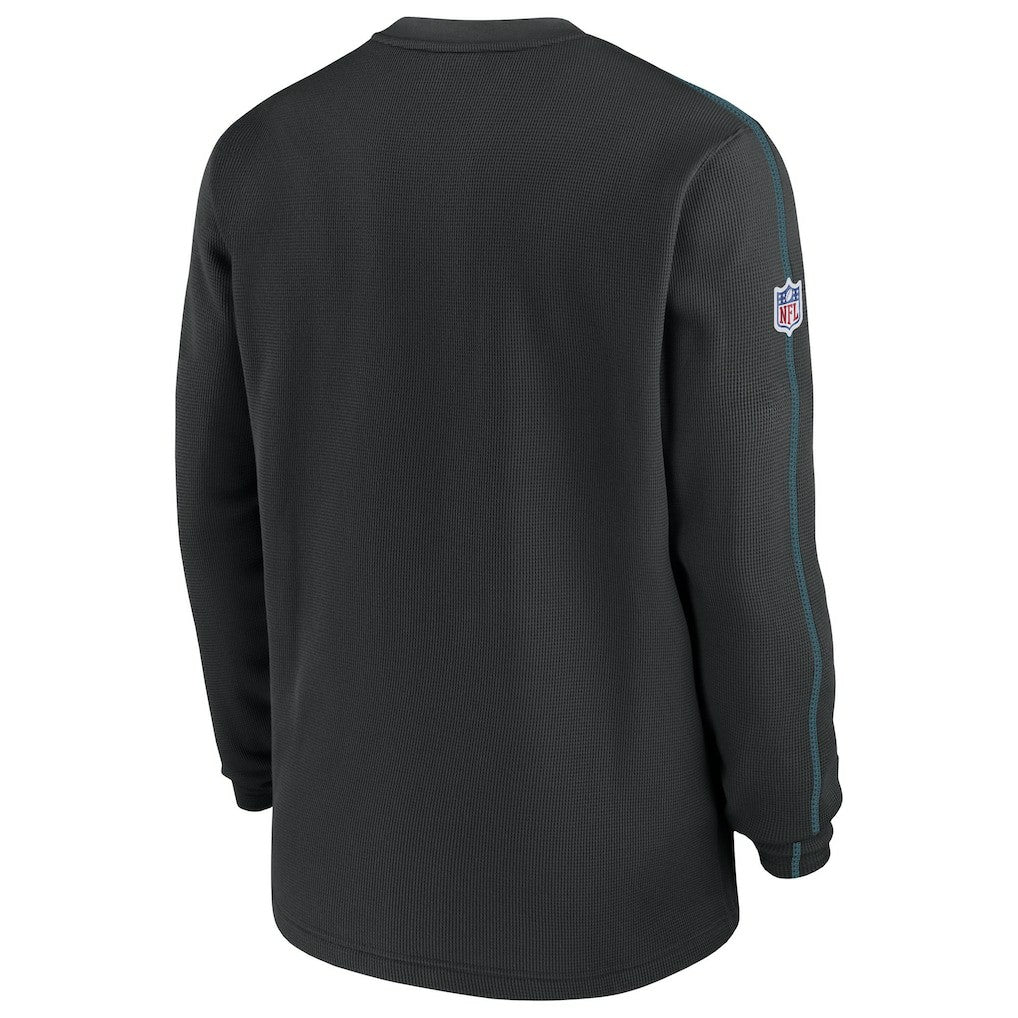 Jacksonville Jaguars Alternate Logo Coach Long Sleeve Top Black | Nike for Sale