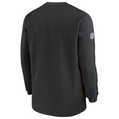 Jacksonville Jaguars Alternate Logo Coach Long Sleeve Top Black | Nike for Sale