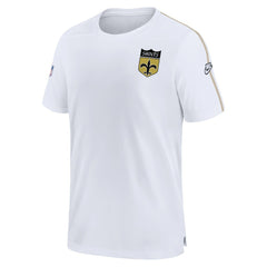 New Orleans Saints Sideline Alternate Logo Coach Performance Top White | Nike for Sale