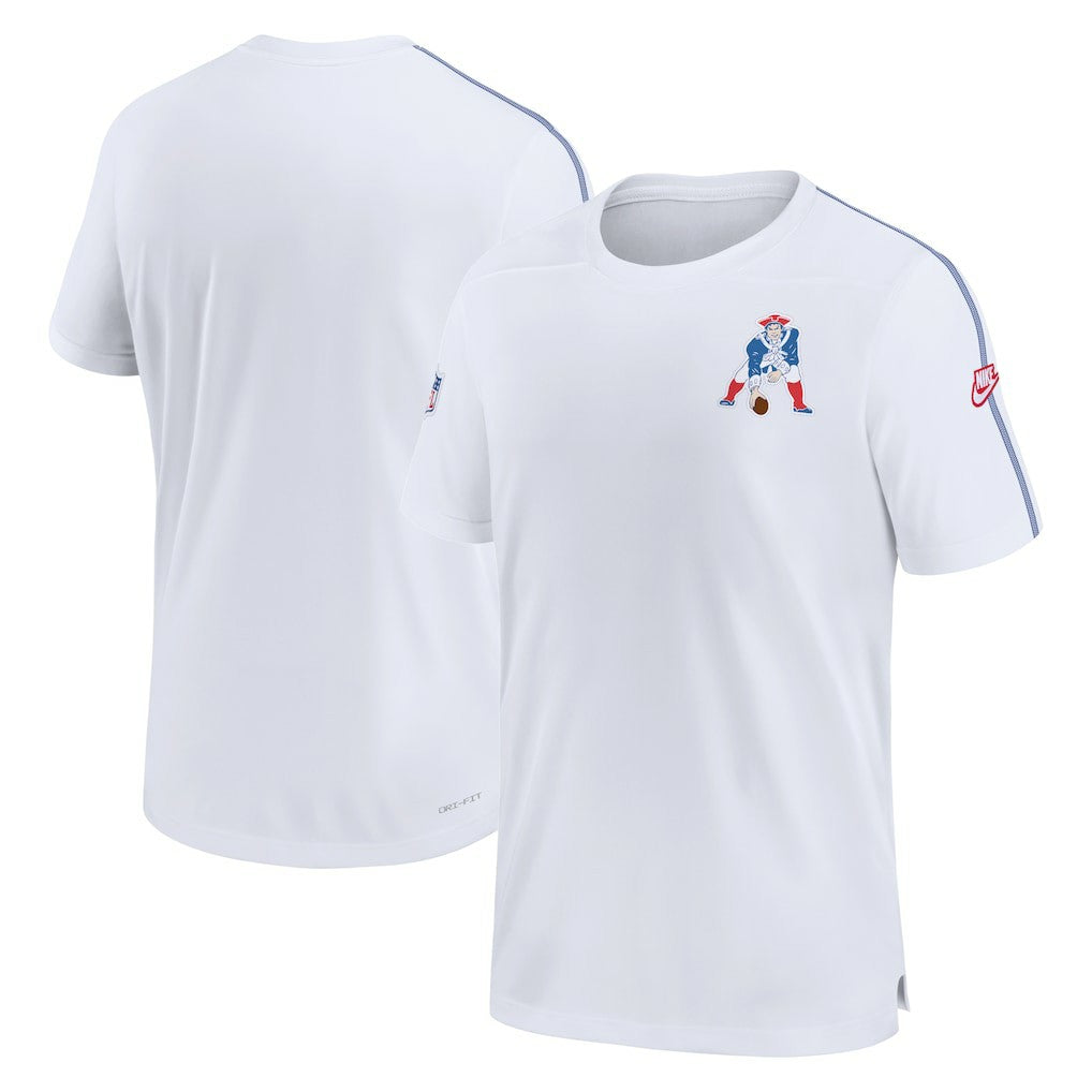 New England Patriots Sideline Alternate Logo Coach Performance Top White | Nike for Sale
