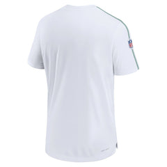 Philadelphia Eagles Sideline Alternate Logo Coach Performance Top White | Nike for Sale