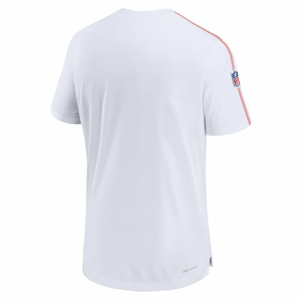 Cleveland Browns Sideline Alternate Logo Coach Performance T-Shirt White | Nike for Sale