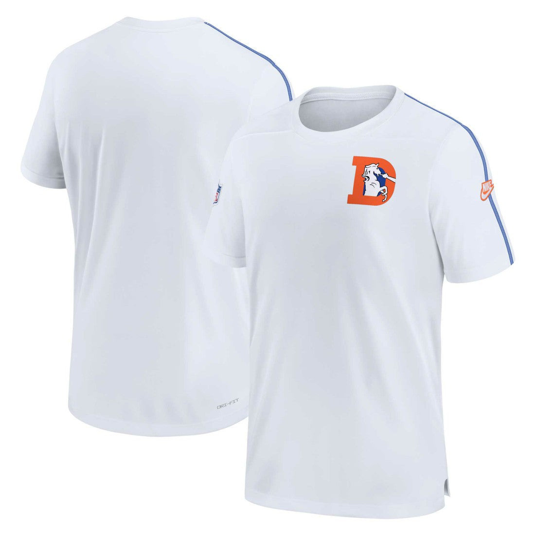 Denver Broncos Sideline Alternate Logo Coach Performance Top White | Nike for Sale