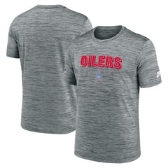 Tennessee Titans Sideline Velocity Throwback Logo Dri-FIT T-Shirt Gray | Nike for Sale