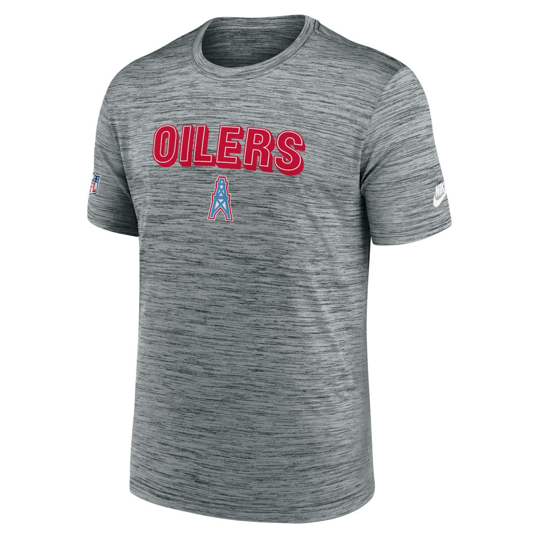 Tennessee Titans Sideline Velocity Throwback Logo Dri-FIT T-Shirt Gray | Nike for Sale