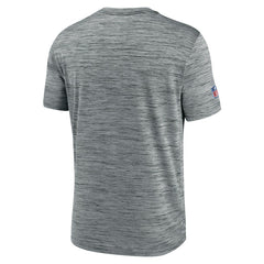 Minnesota Vikings Sideline Velocity Throwback Logo Dri-FIT T-Shirt Gray | Nike for Sale