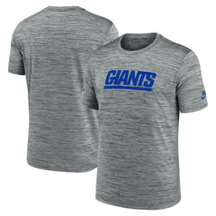 New York Giants Sideline Velocity Throwback Logo Dri-FIT T-Shirt Gray | Nike for Sale