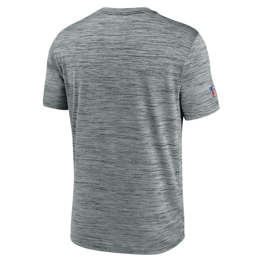 Philadelphia Eagles Sideline Velocity Throwback Logo Dri-FIT T-Shirt Gray | Nike for Sale