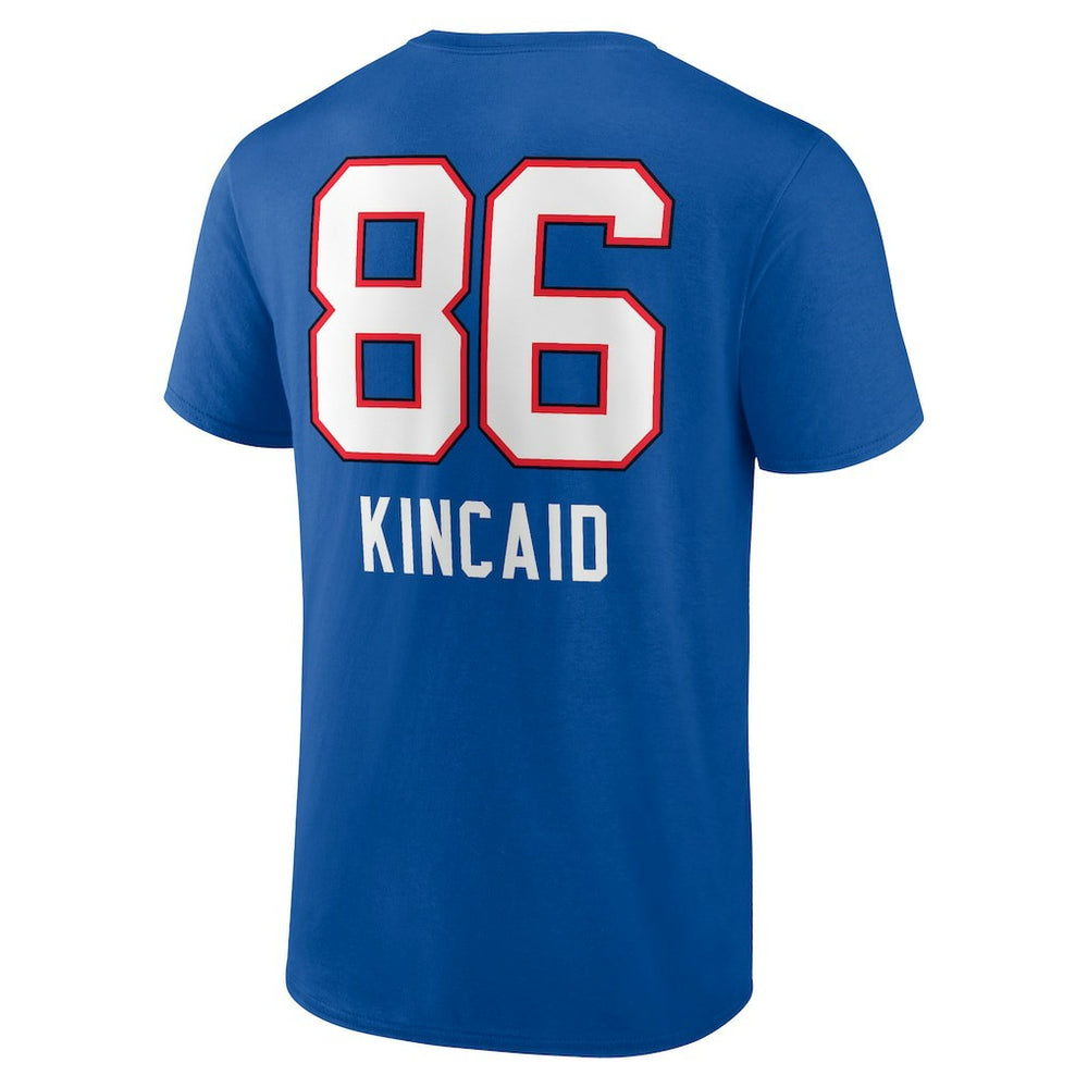 Dalton Kincaid Buffalo Bills Team Wordmark Player Name & Number T-Shirt Royal | NFL