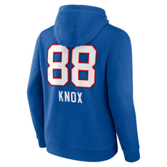 Dawson Knox Buffalo Bills Team Wordmark Player Name & Number Pullover Hoodie Royal | NFL