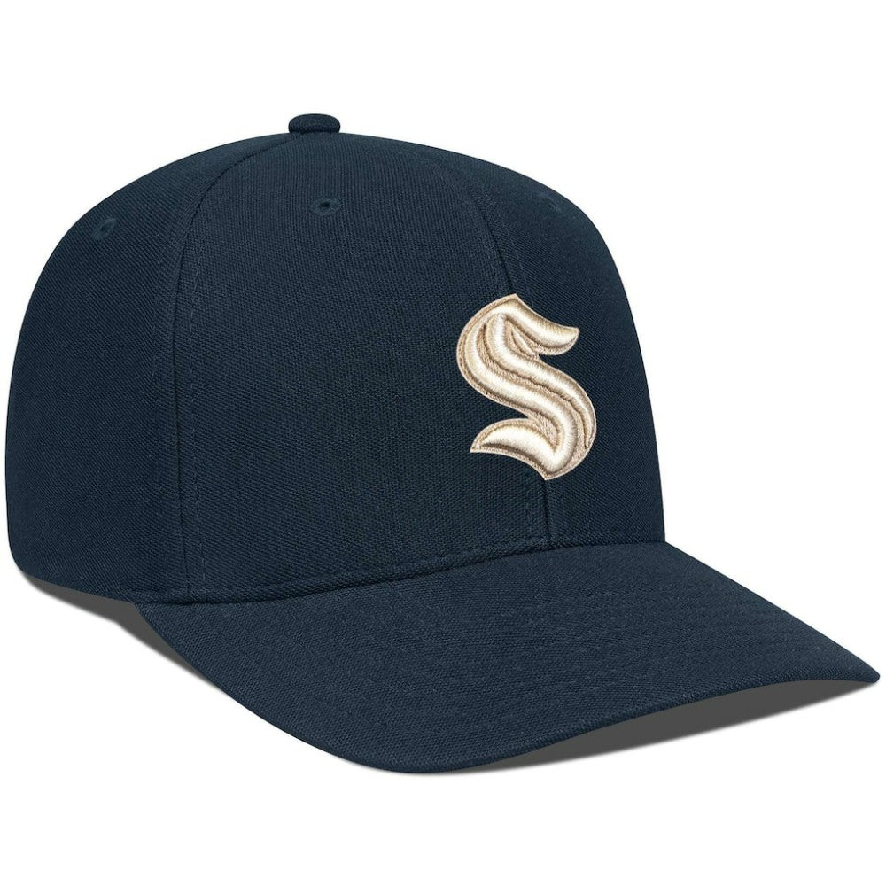 Seattle Kraken Levelwear Fusion Lefty Hat - Black - NHL