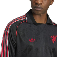 Manchester United Originals Lifestyler Long Sleeve Jersey Black | Adidas cheap
