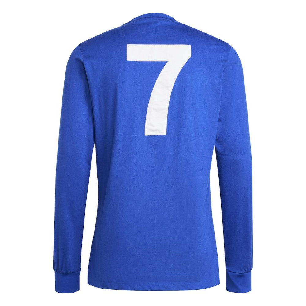 Manchester United x George Best Originals Lifestyler Long Sleeve Jersey Blue | Adidas Online
