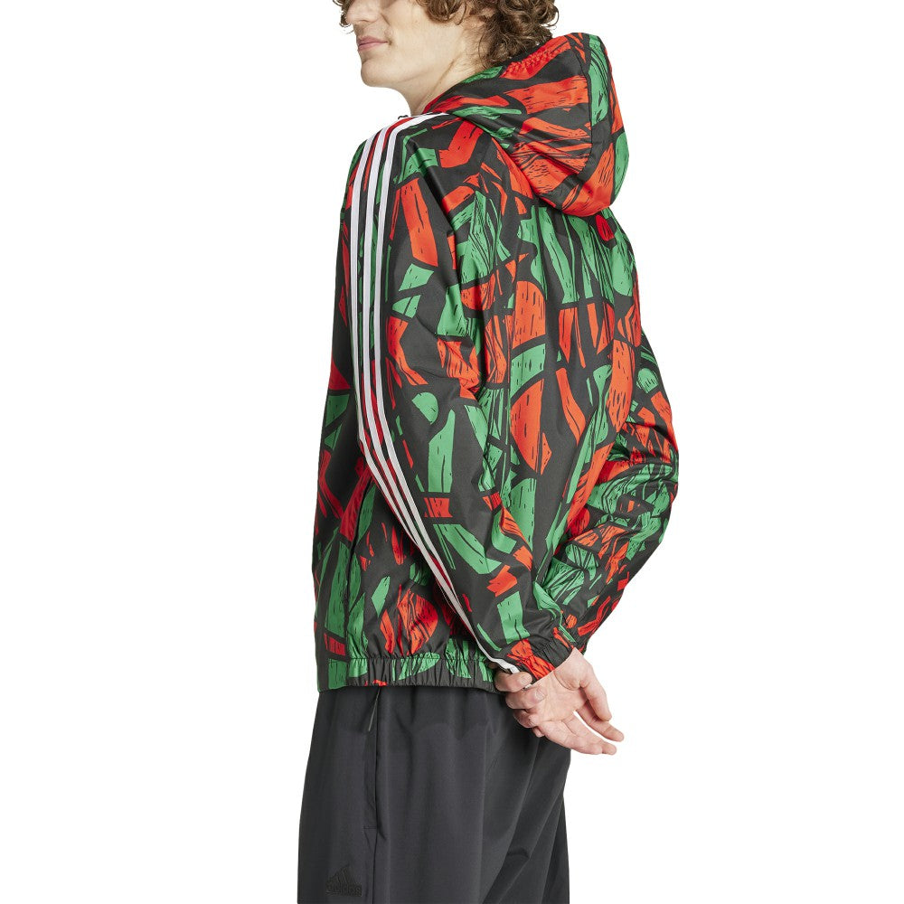 Arsenal x Labrum London 2024/25 Seasonal Full-Zip Hoodie Windbreaker Black | Adidas Online