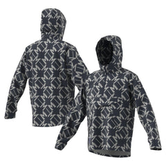 Manchester United 2024/25 Half-Zip Hoodie Windbreaker Jacket Charcoal | Adidas Sale