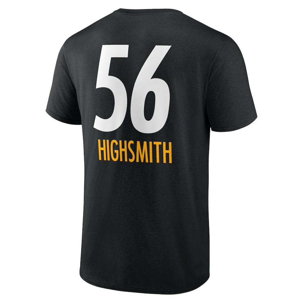 Alex Highsmith Pittsburgh Steelers Team Wordmark Player Name & Number T-Shirt Black | NFL