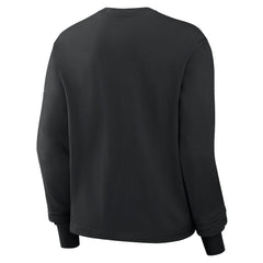 New Orleans Saints Women's Boxy Long Sleeve T-Shirt Black | Nike for Sale