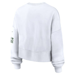 New York Jets Women's Oversized Pullover Sweatshirt White | Nike for Sale