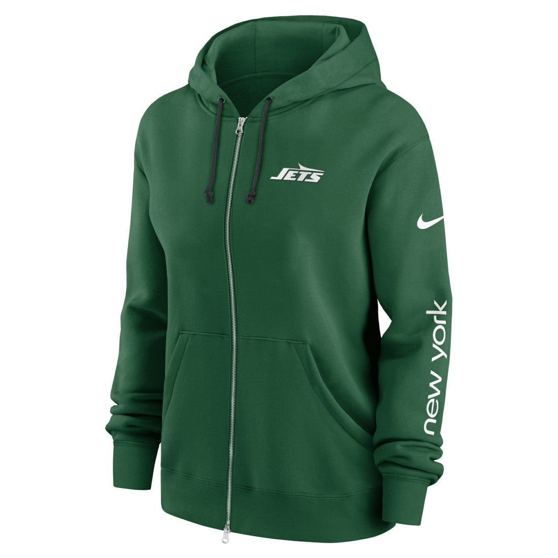 New York Jets Women's Phoenix Full-Zip Hoodie Green | Nike for Sale