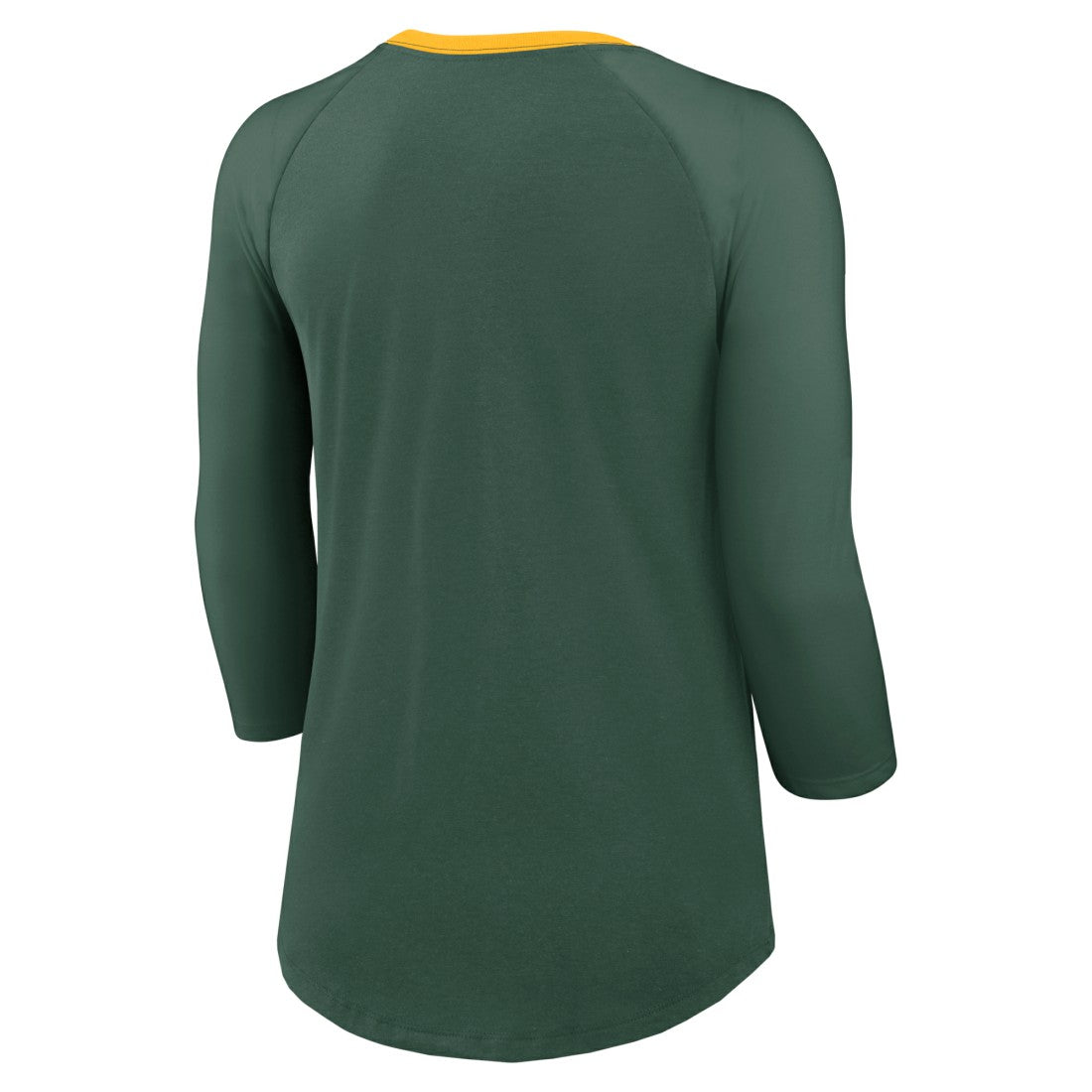 Green Bay Packers Women's 3/4 Sleeve Raglan Fashion Top Green | Nike for Sale