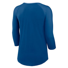 Indianapolis Colts Women's 3/4 Sleeve Raglan Fashion Top Royal | Nike for Sale