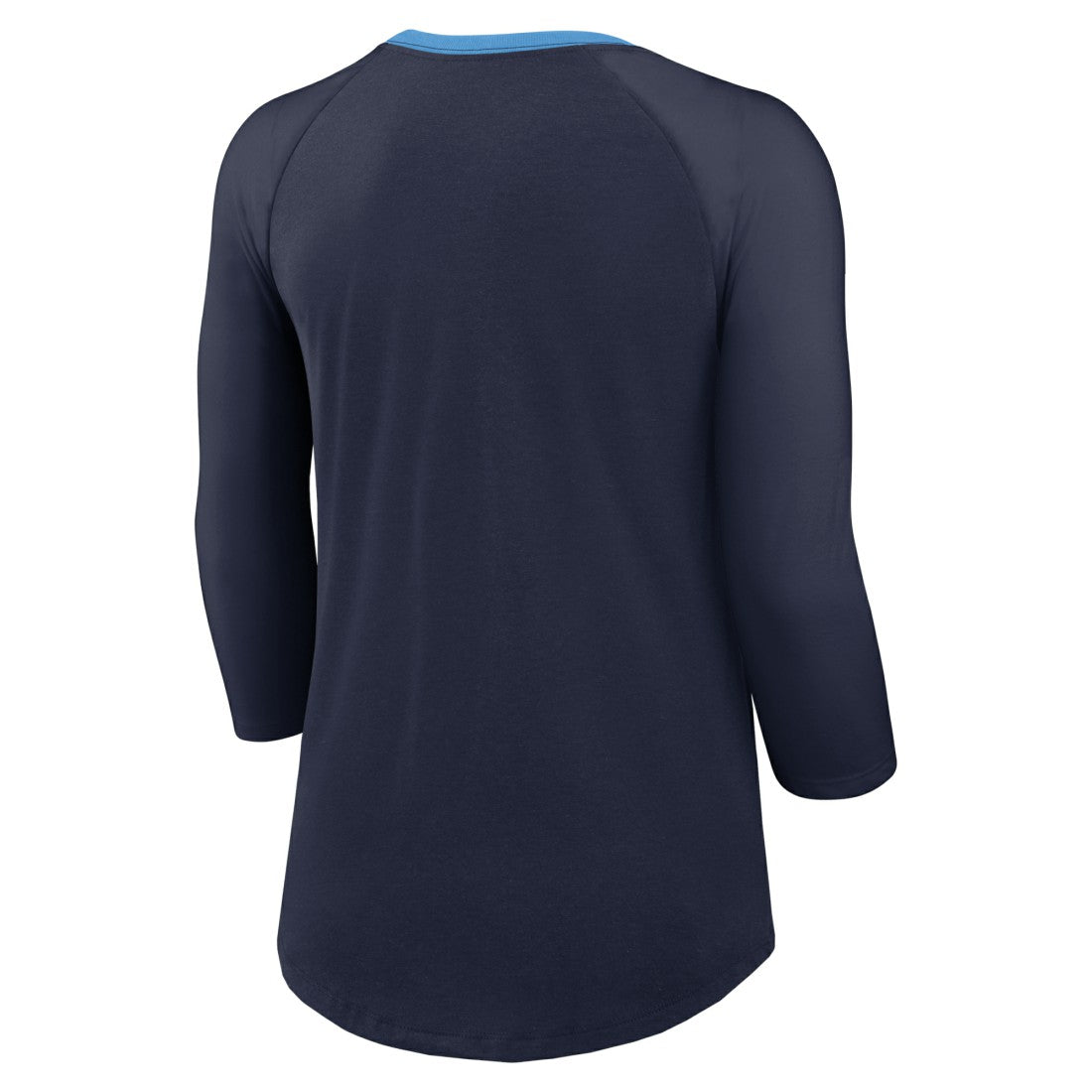 Tennessee Titans Women's 3/4 Sleeve Raglan Fashion Top Navy | Nike for Sale