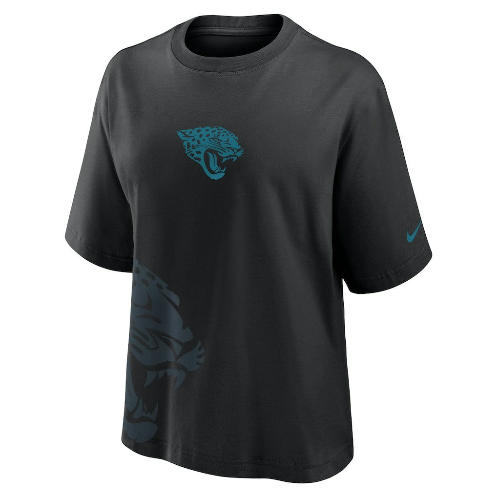 Jacksonville Jaguars Women's Boxy T-Shirt Black | Nike for Sale
