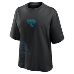 Jacksonville Jaguars Women's Boxy T-Shirt Black | Nike for Sale