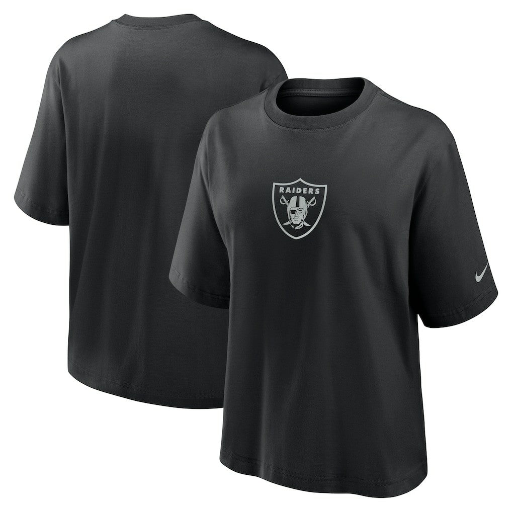 Las Vegas Raiders Women's Boxy T-Shirt Black | Nike for Sale