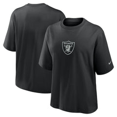 Las Vegas Raiders Women's Boxy T-Shirt Black | Nike for Sale