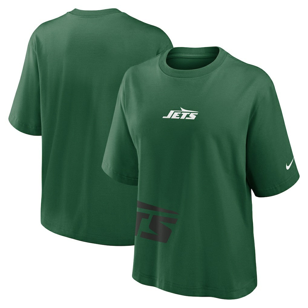 New York Jets Women's Boxy T-Shirt Green | Nike for Sale