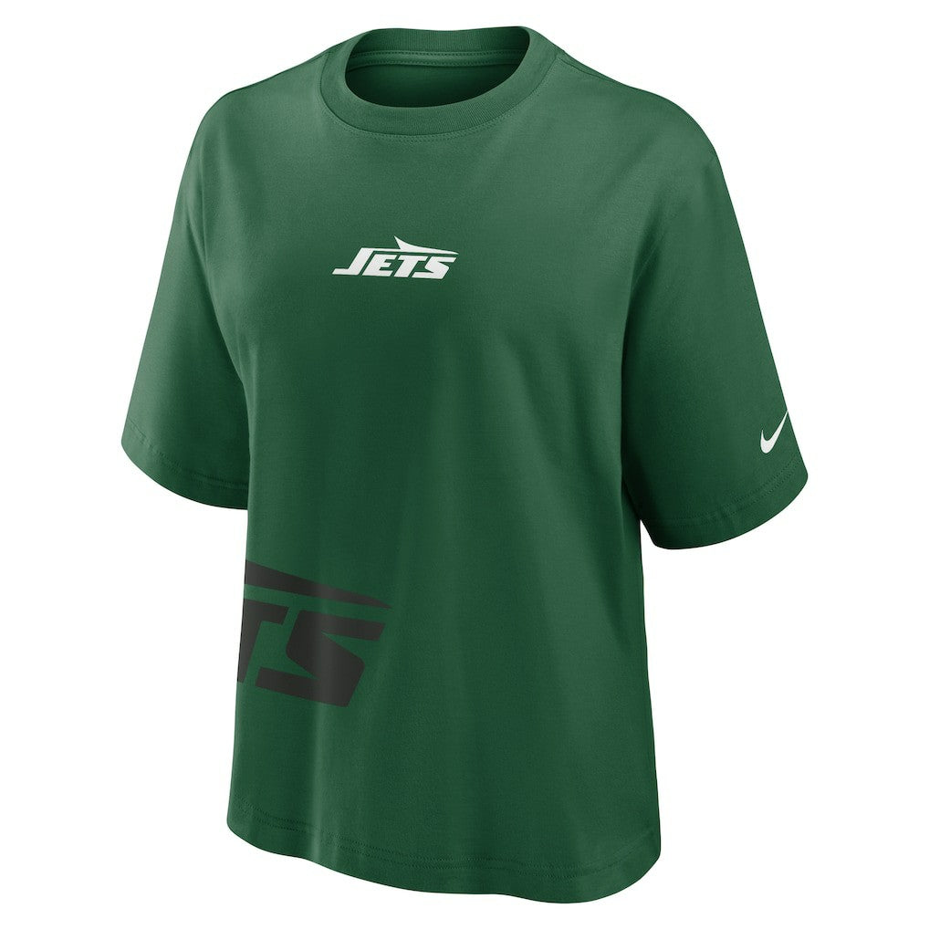 New York Jets Women's Boxy T-Shirt Green | Nike for Sale