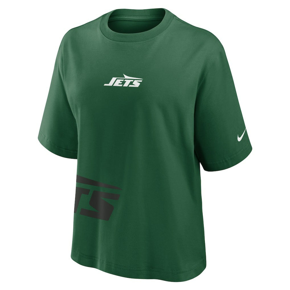 New York Jets Women's Boxy T-Shirt Green | Nike for Sale