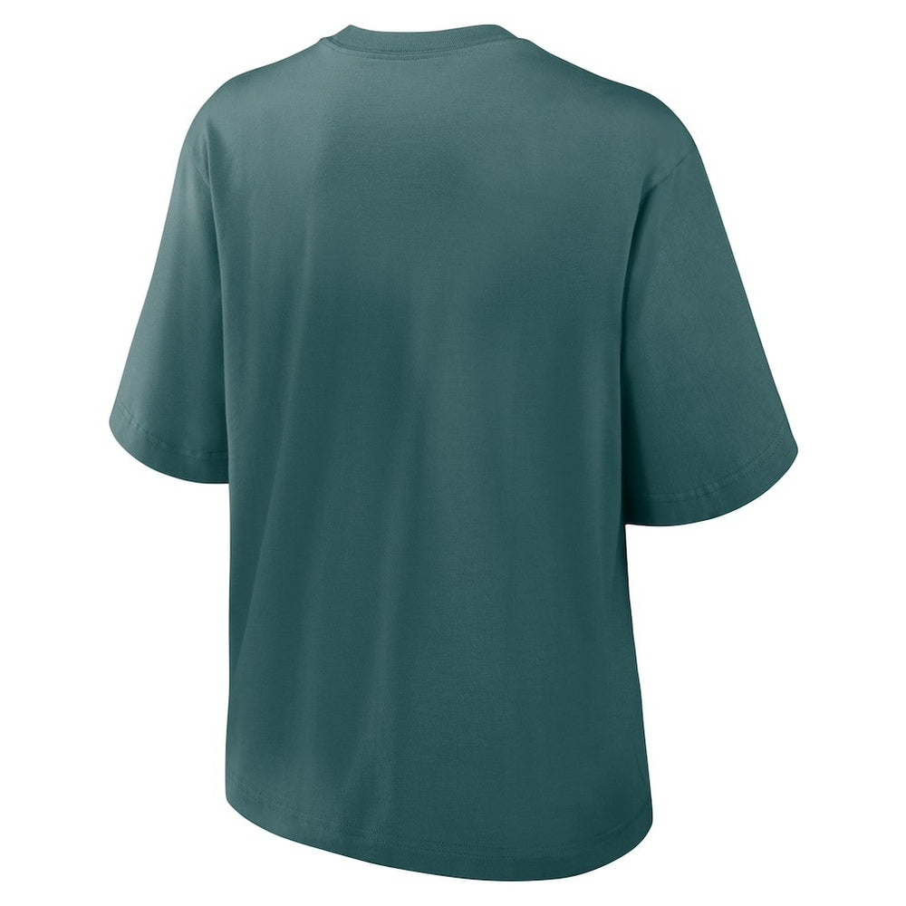 Philadelphia Eagles Women's Boxy T-Shirt Midnight Green | Nike for Sale