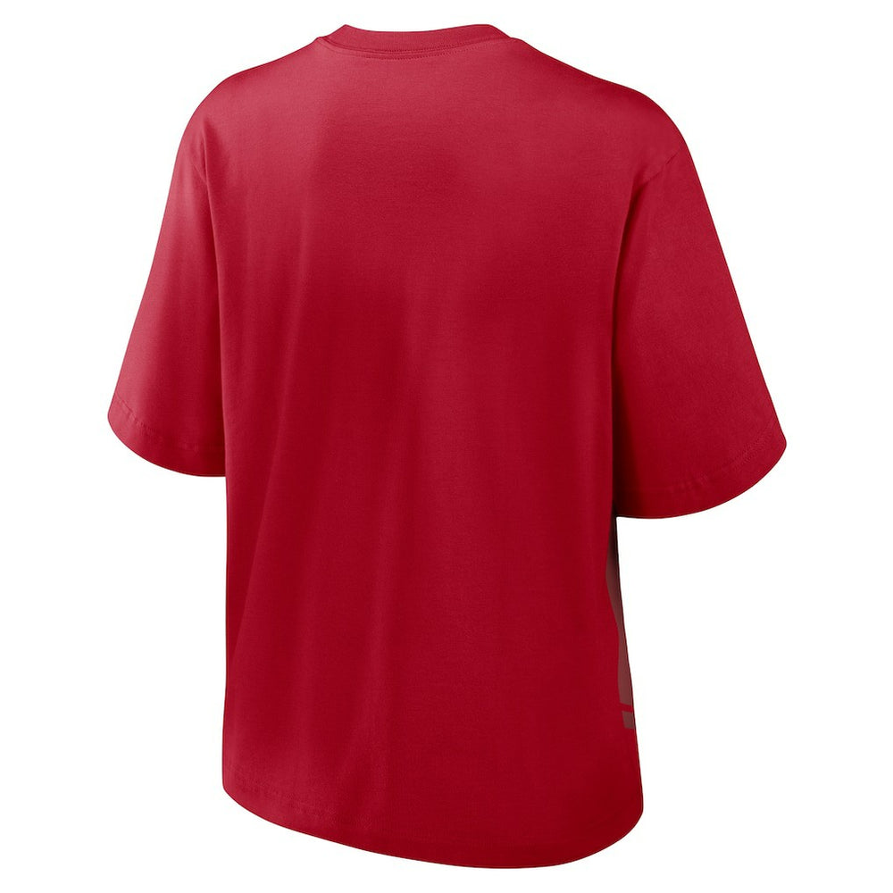 San Francisco 49ers Women's Boxy T-Shirt Scarlet | Nike for Sale