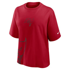 Tampa Bay Buccaneers Women's Boxy T-Shirt Red | Nike for Sale