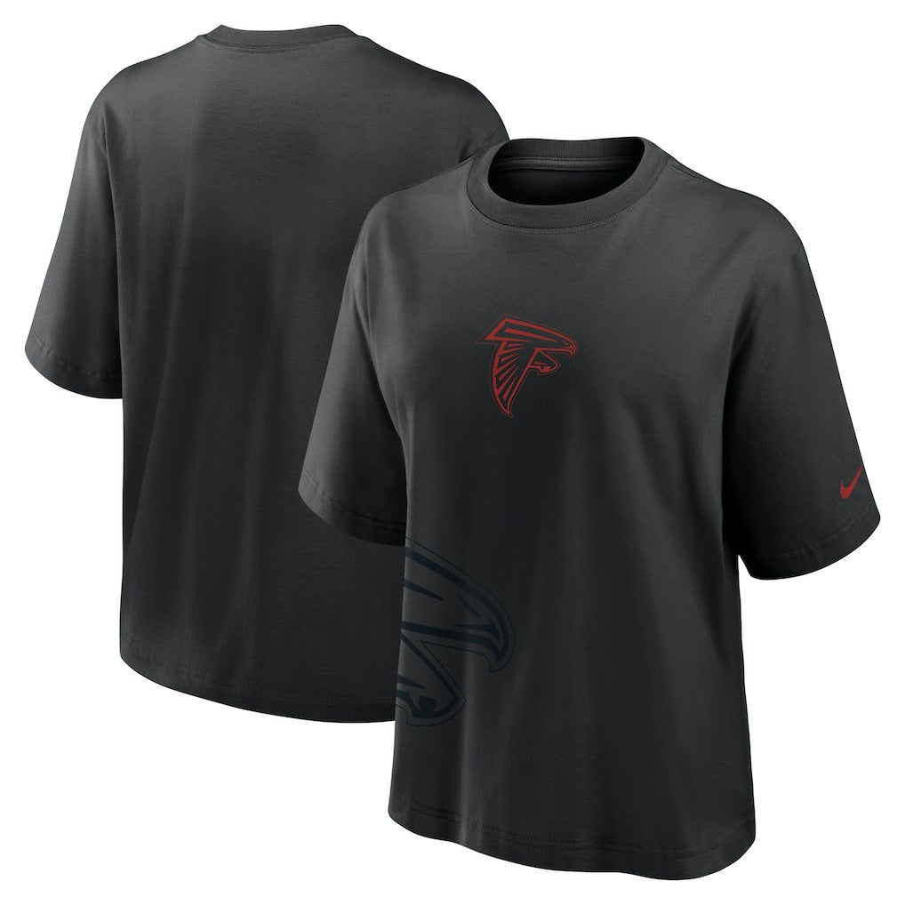 Atlanta Falcons Women's Boxy T-Shirt Black | Nike for Sale